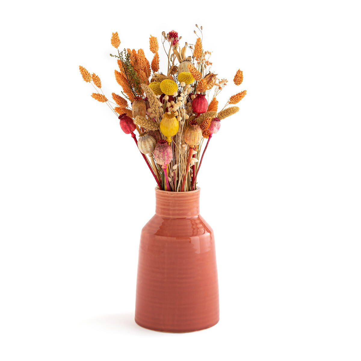 Ваза из керамики Pastela единый размер каштановый ваза граненая из керамики akaria единый размер желтый