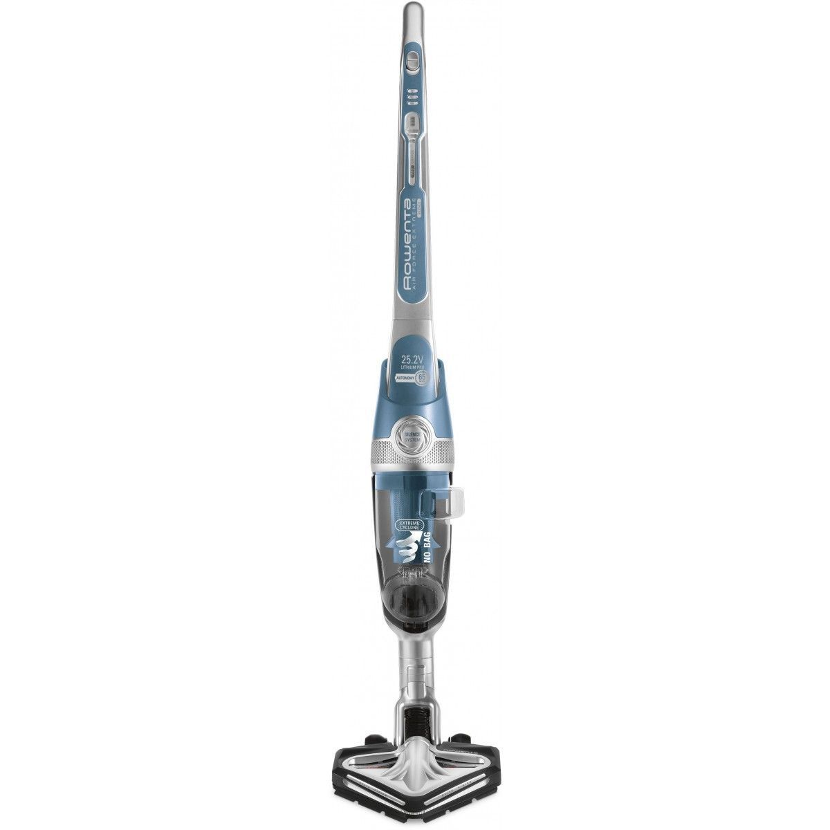 rowenta - aspirateur balai rechargeable 25.2v bleu - rh8971w0