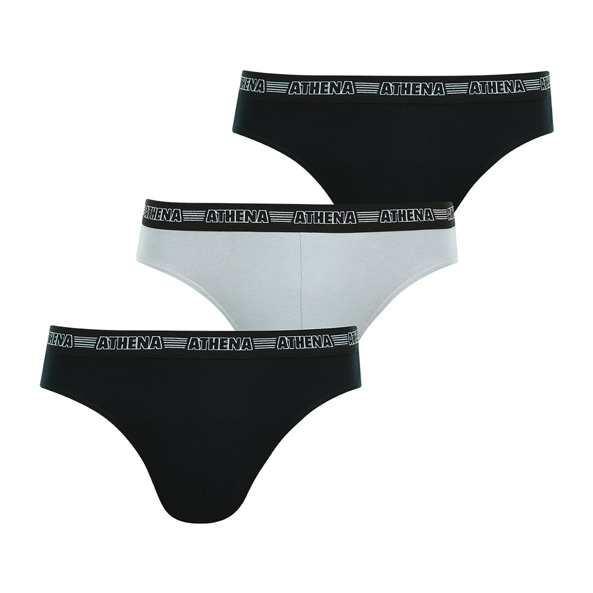 3 трусов-слипов мужских ATHENA BASIC STRETCH