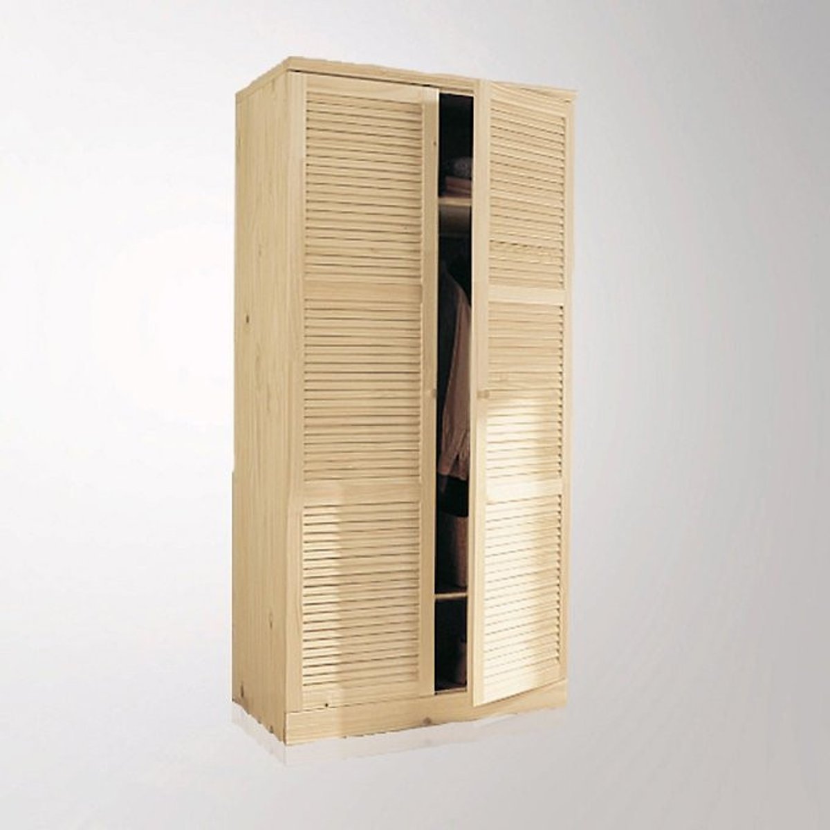 Шкаф Из массива сосны H205 см с вешалкой Mayor единый размер бежевый