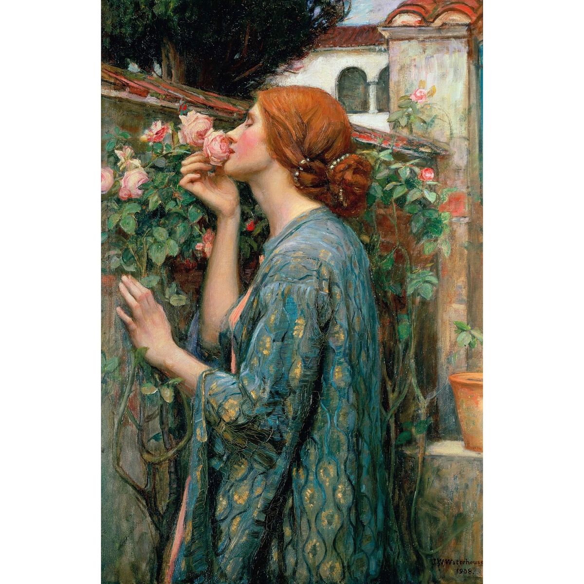 Puzzle d'art en bois 150 pièces Michèle Wilson : John William Waterhouse : L'âme des roses