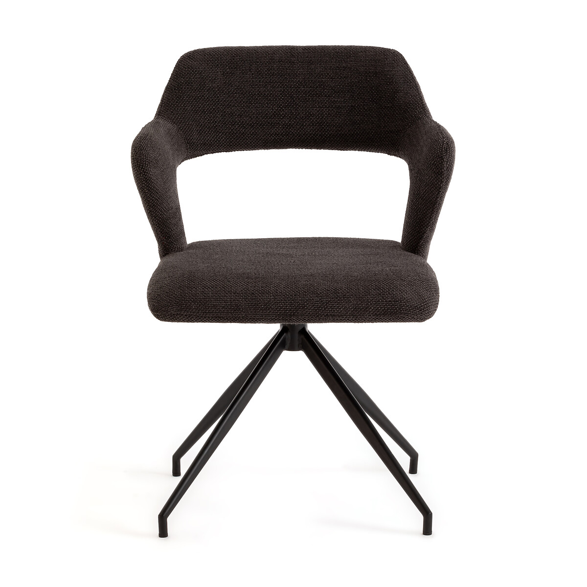 Кресло LaRedoute Для стола вращающееся Asyar единый размер черный - фото 2