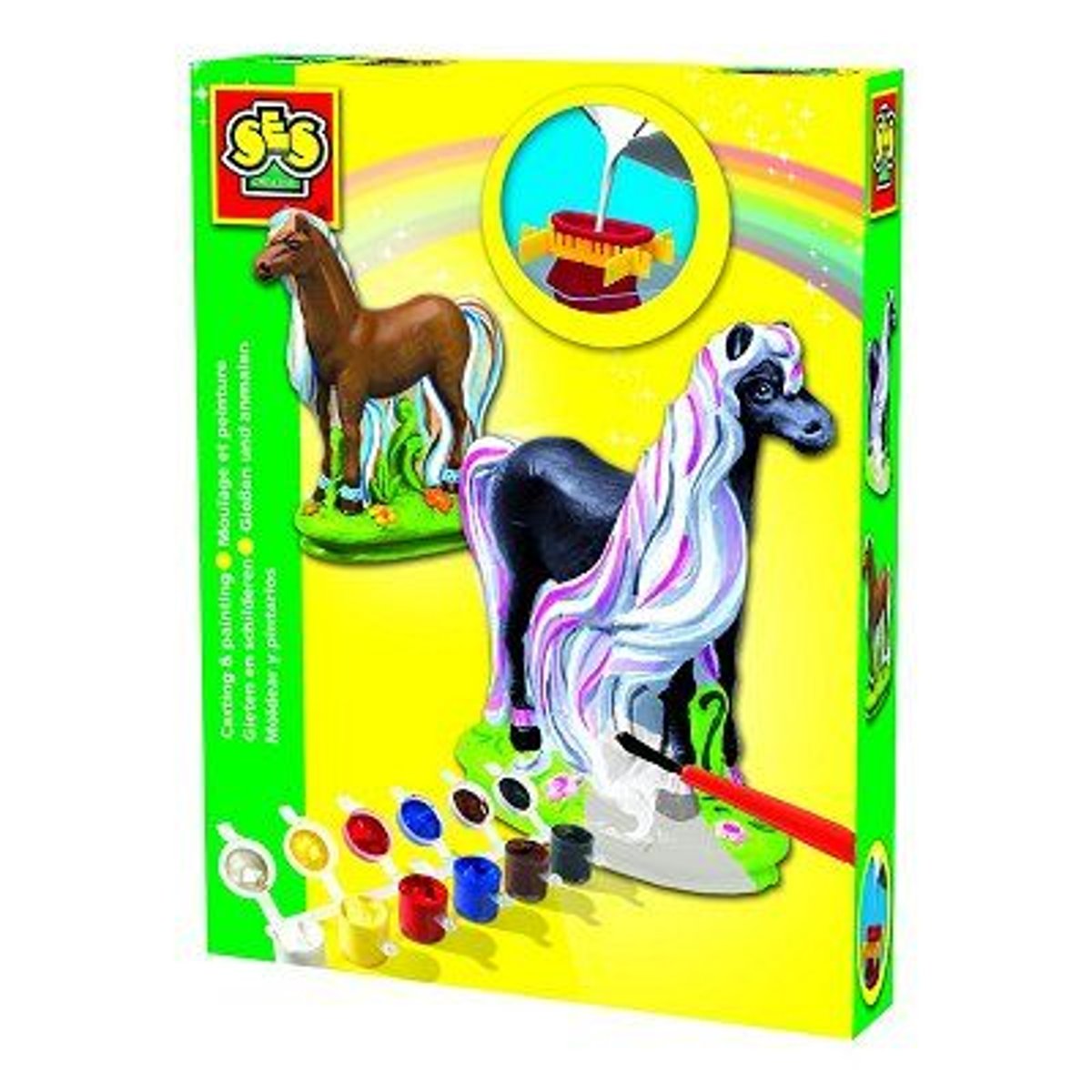 Kit de moulage en plâtre Chevaux fantaisies