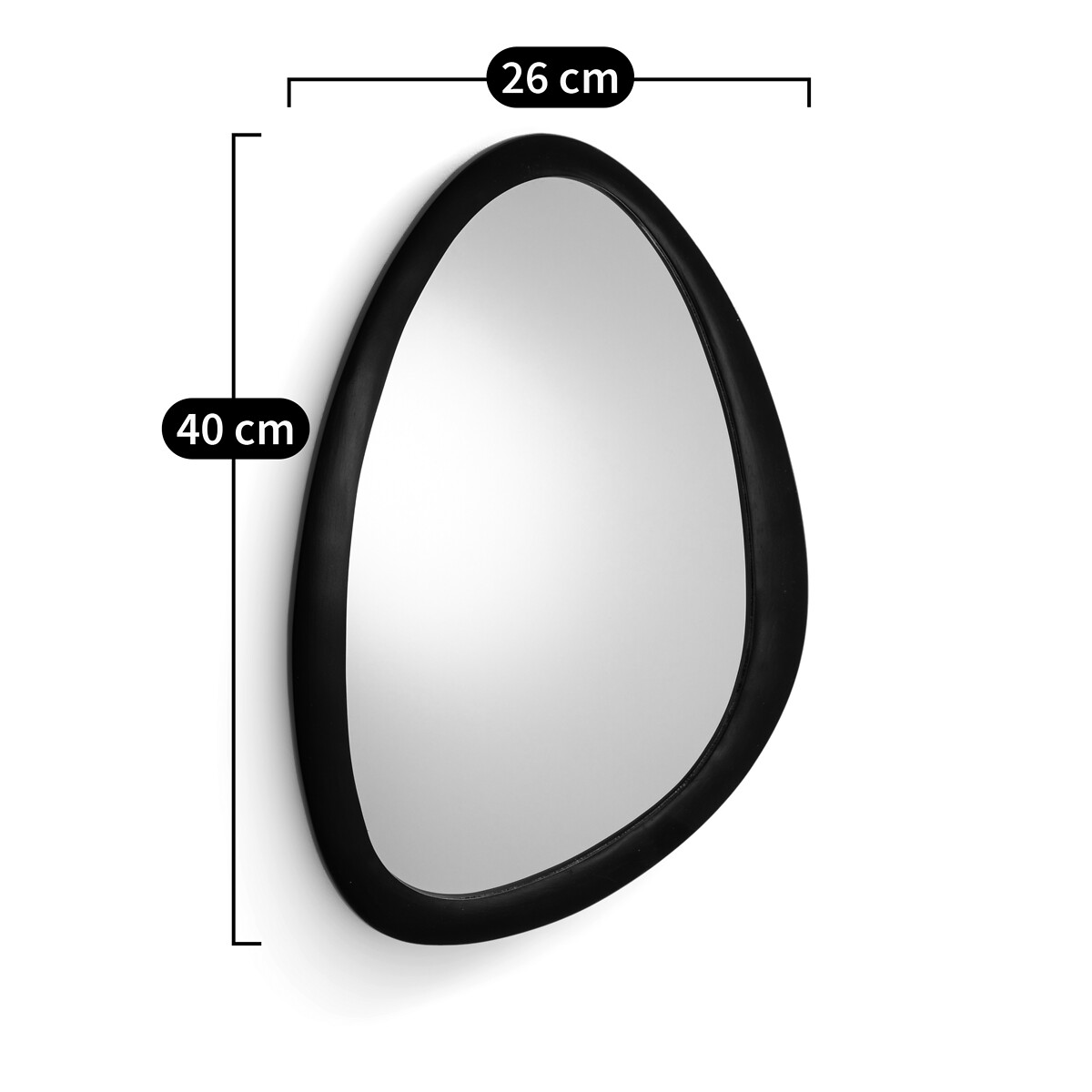 Зеркало La Redoute Черное Ruffaro единый размер черный - фото 3