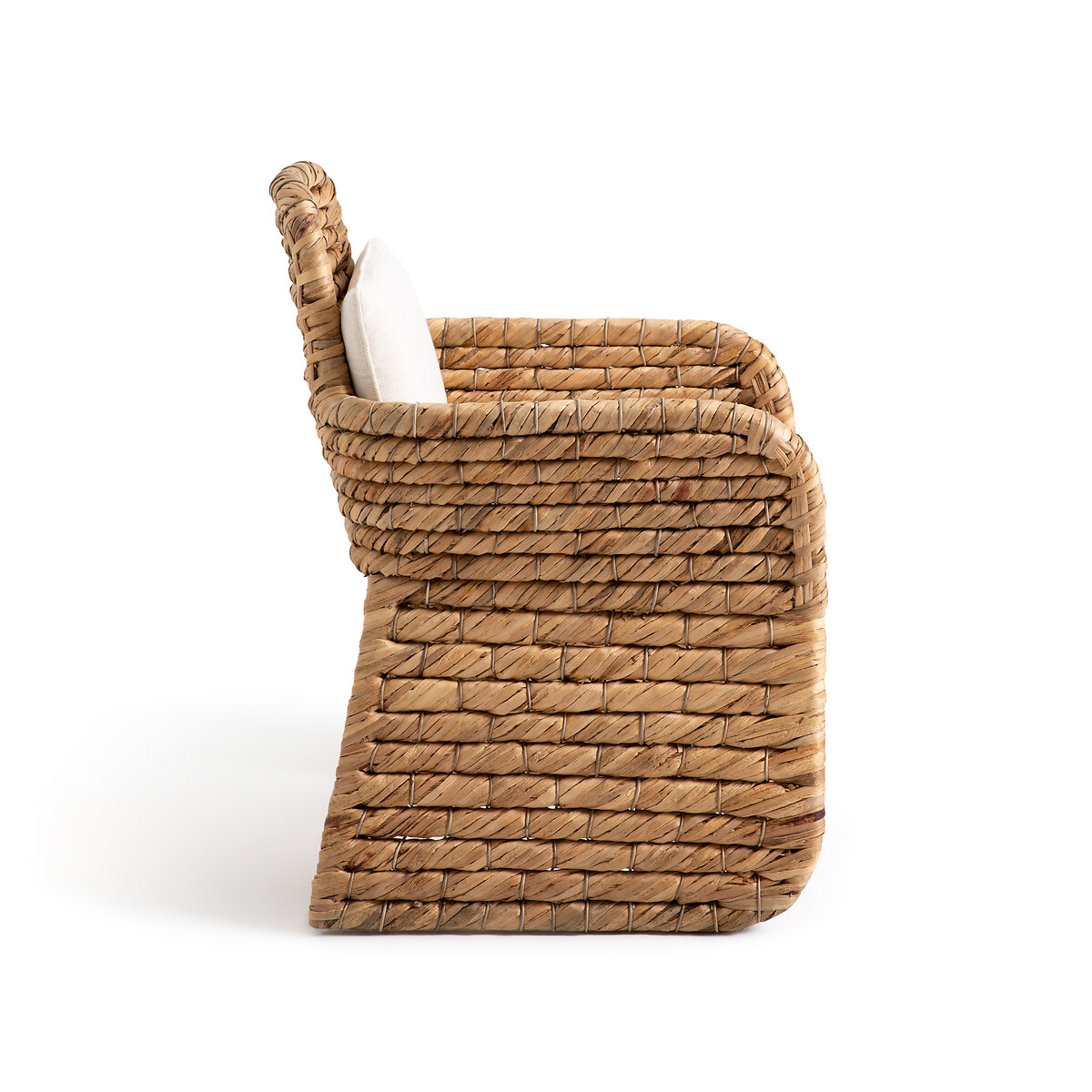 Кресло LaRedoute Столовое из водяного гиацинта плетеное Galbo единый размер бежевый - фото 3