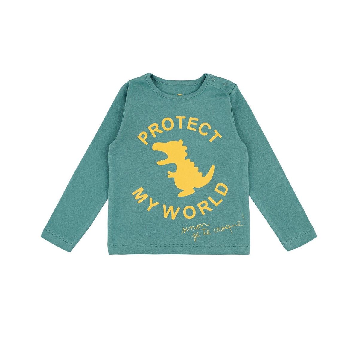 T-shirt protect vert Coton Bio