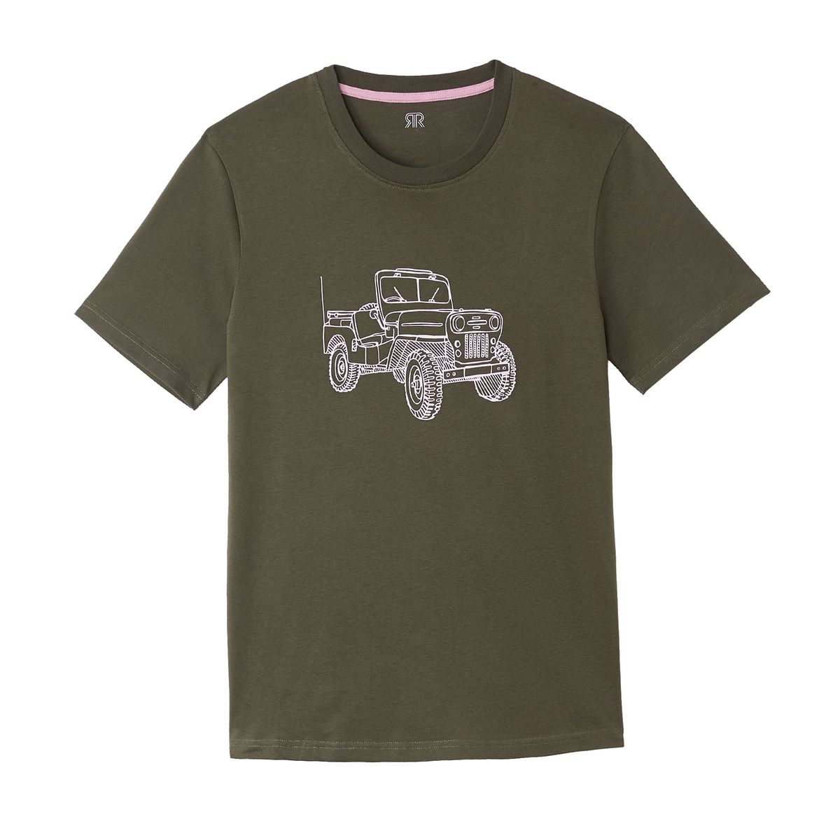 T-shirt col rond manches courtes