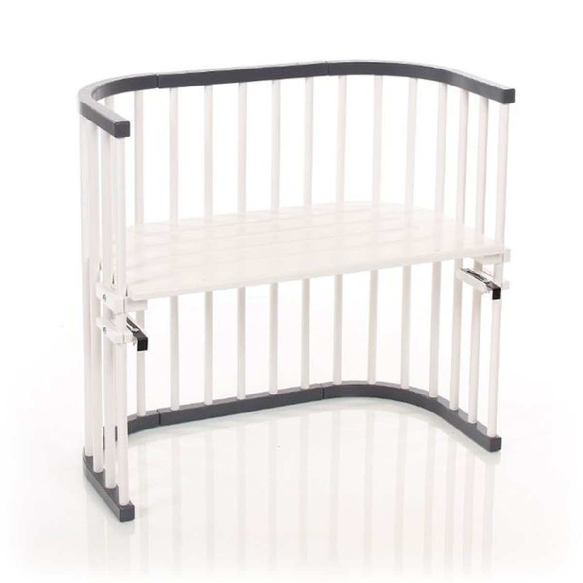 Berceau Cododo Original Gris et blanc verni BABYBAY