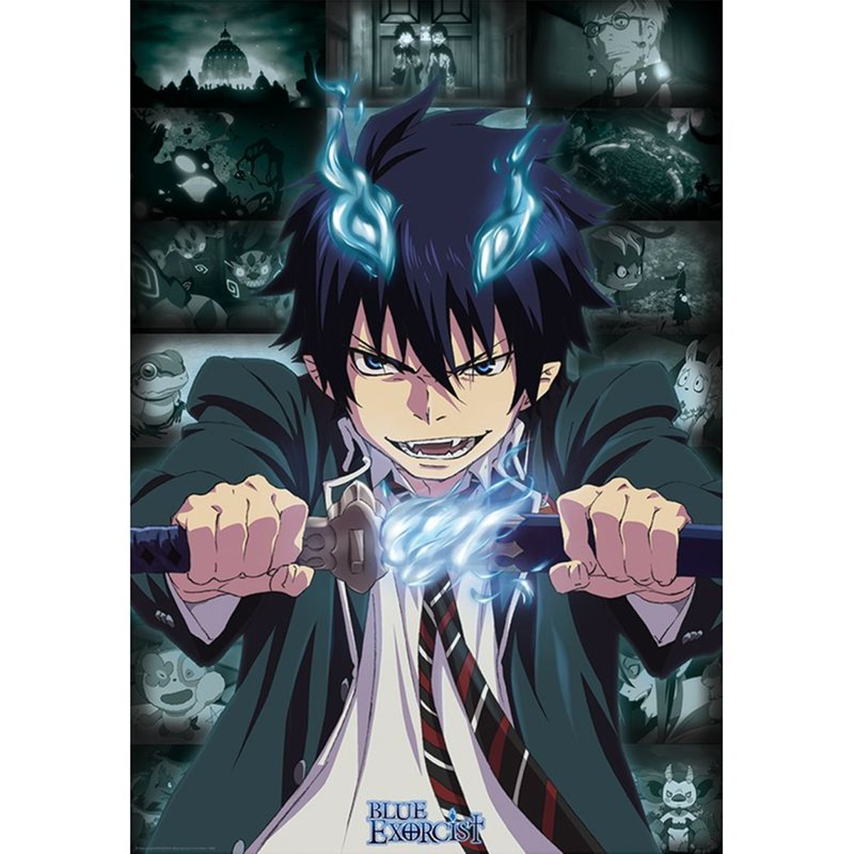  BLUE EXORCIST Poster  Rin roul  film  98x68 Addesign