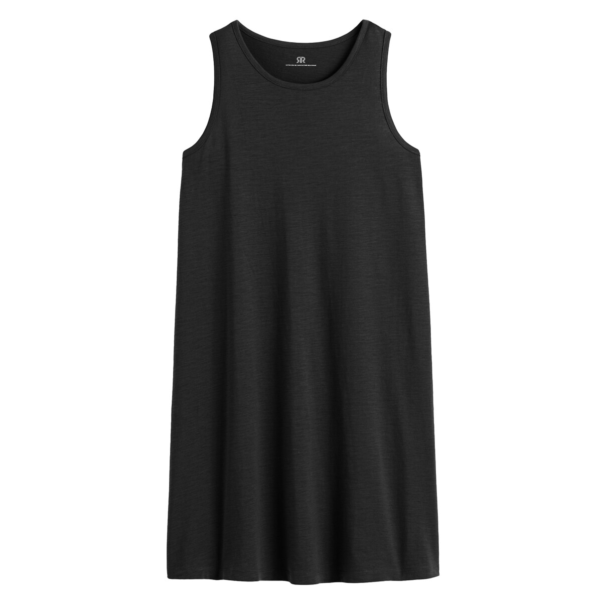 Платье LaRedoute Короткое без рукавов из трикотажа XS черный, размер XS - фото 5