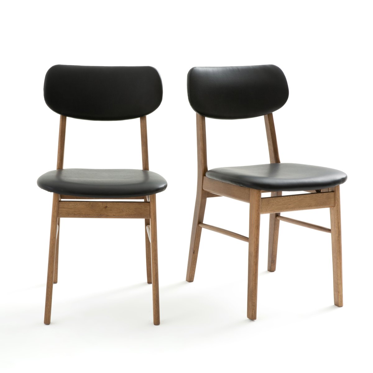 Комплект из 2 стульев винтажных Деревянных Watford единый размер черный