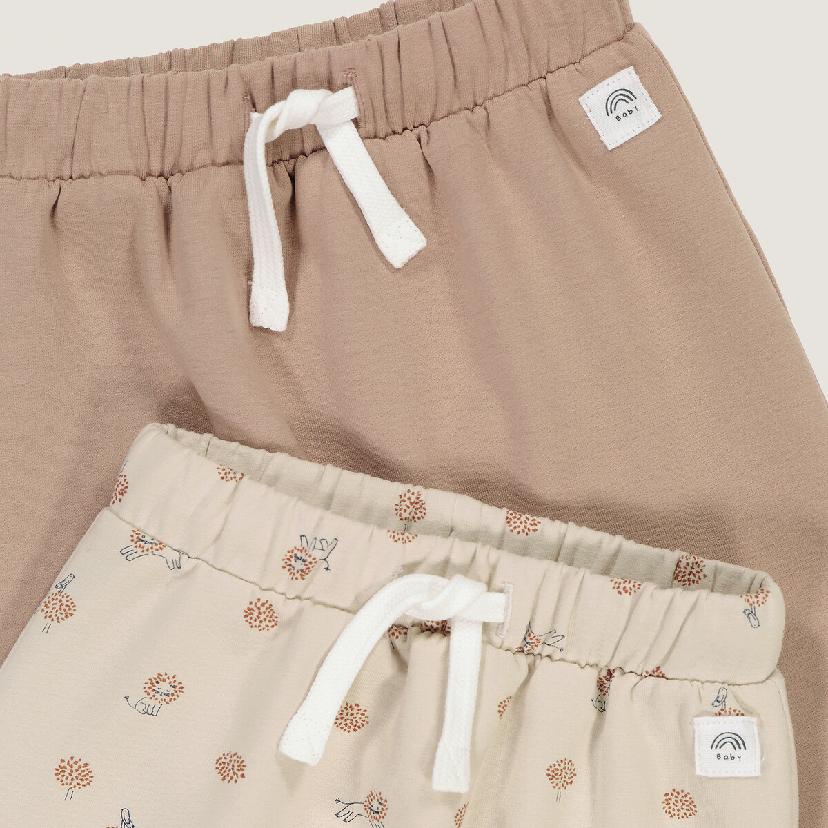 

Комплект из двух шаровар из LaRedoute, Каштановый, Комплект из двух шаровар из мольтона 0 мес. - 50 см каштановый