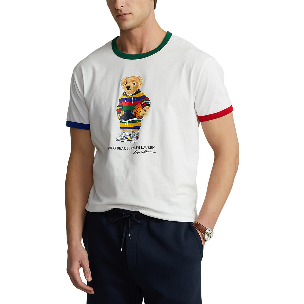 

Футболка POLO RALPH LAUREN, Белый, Футболка С круглым вырезом Bear XL белый