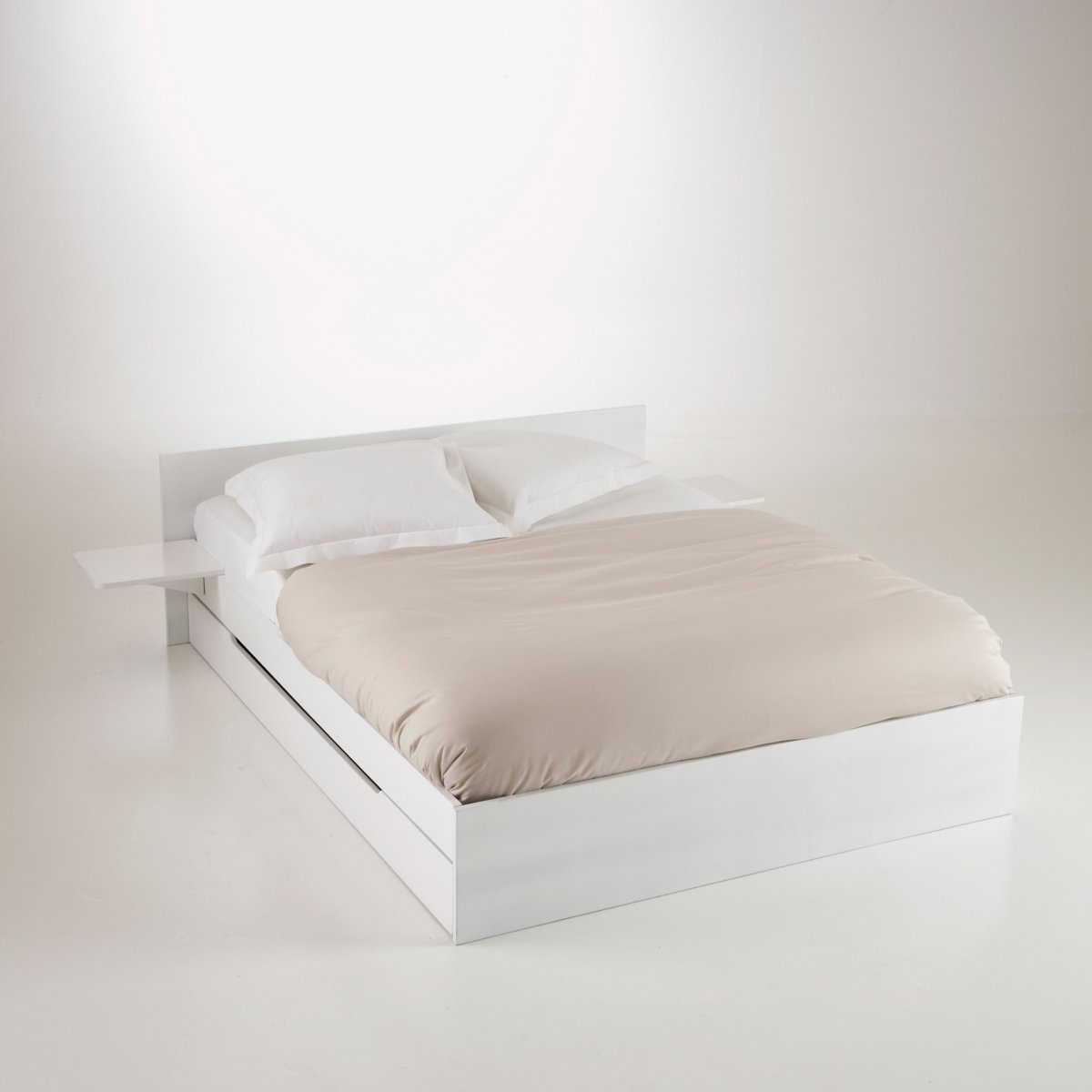 Кровать La Redoute С кроватным основанием ящиком и полками Crawley 160 x 200 см белый