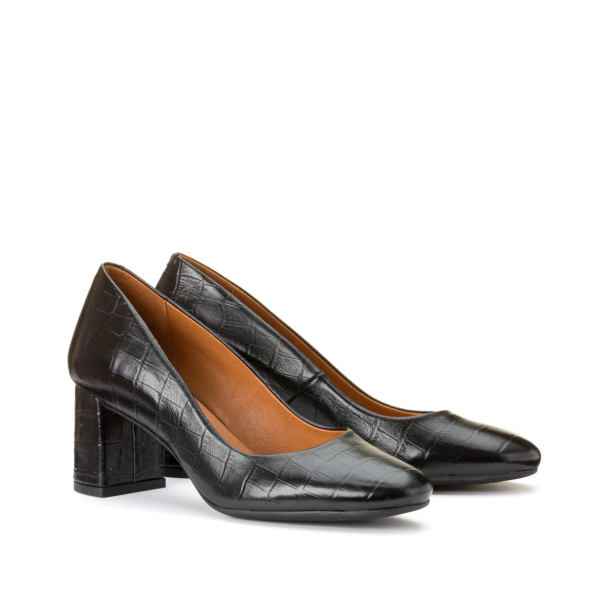 Туфли ANNE WEYBURN Кожаные на широком каблуке 36 черный, размер 36 - фото 2