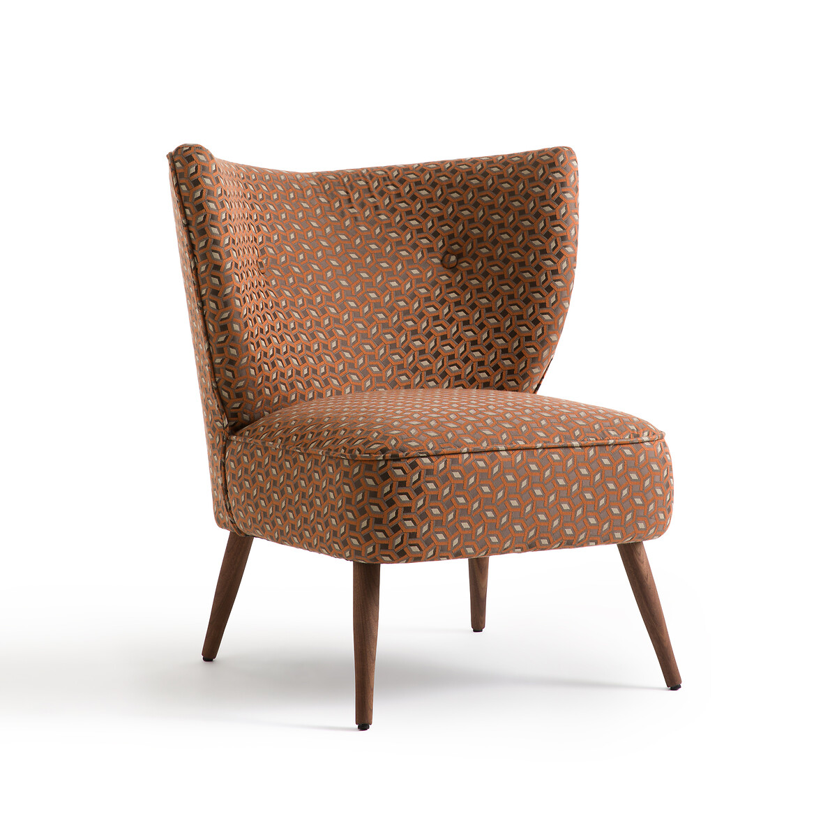 Кресло AM.PM Из хлопковой ткани с геометрическим принтом Franck единый размер оранжевый - фото 1