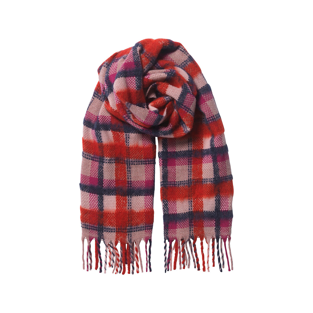 

Шарф LaRedoute, Красный, В клетку CHECK SILLIAN SCARF UNI красный