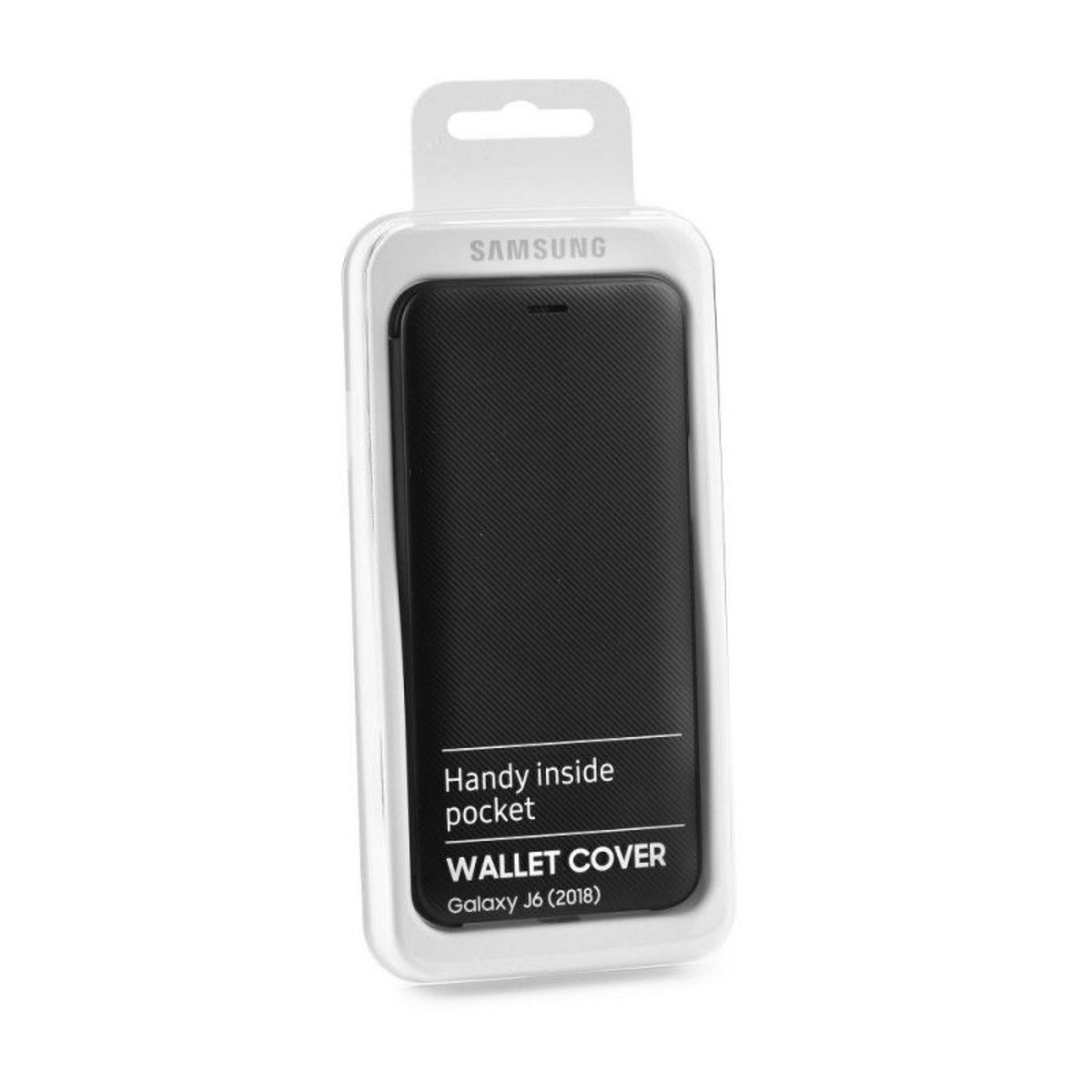 Etui Galaxy J6 (2018) Noir Wallet Cover - Samsung