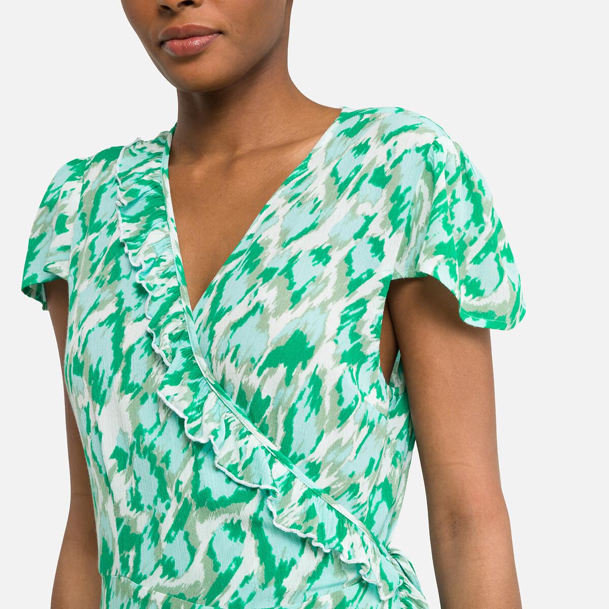 Платье С принтом XL зеленый LaRedoute, размер XL - фото 3