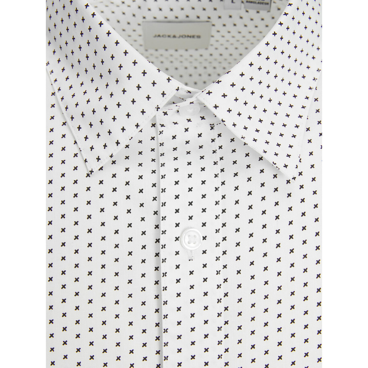 Рубашка с принтом  L белый LaRedoute, размер L - фото 2