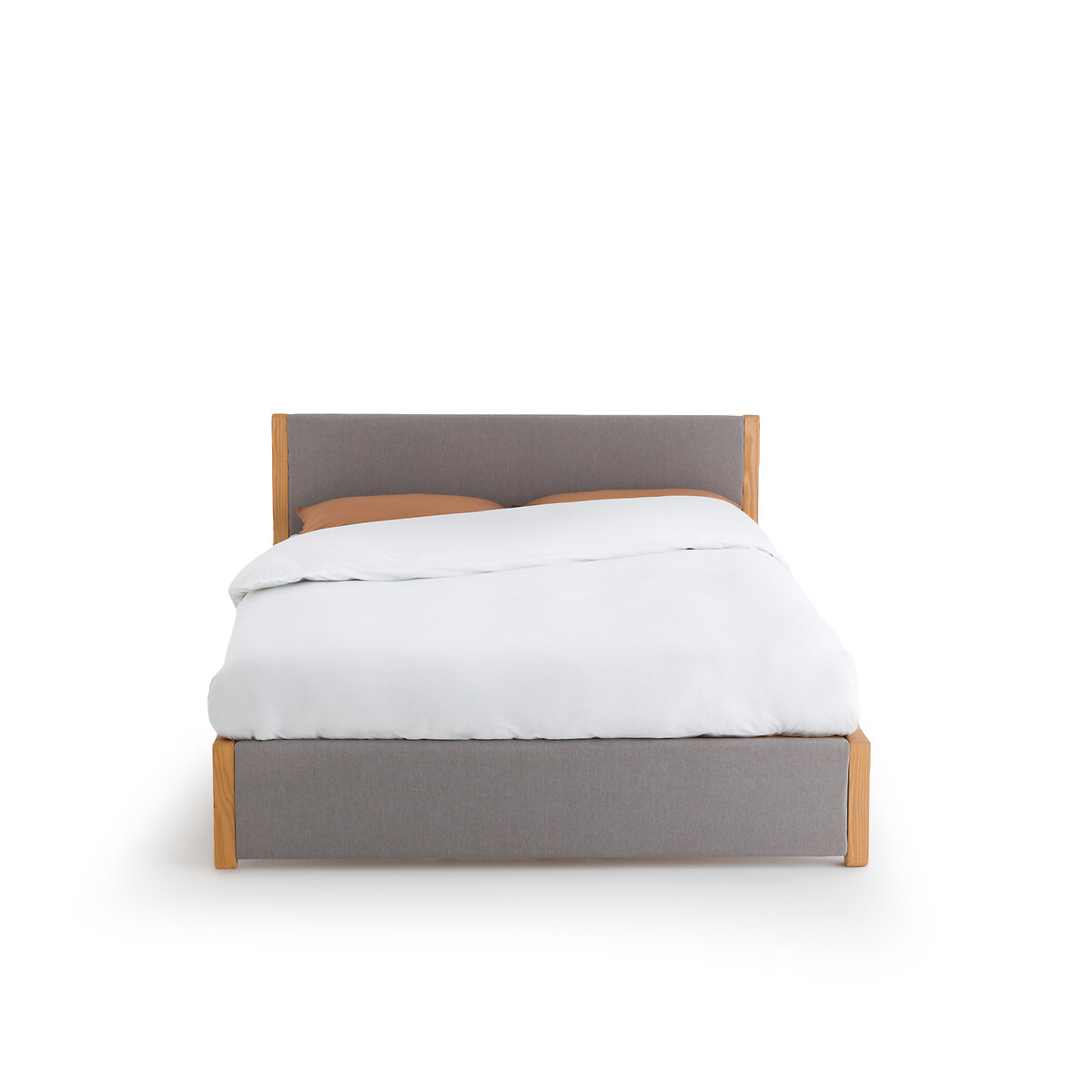 Кровать La Redoute С реечным дном ELORI 160 x 200 см серый, размер 160 x 200 см - фото 2