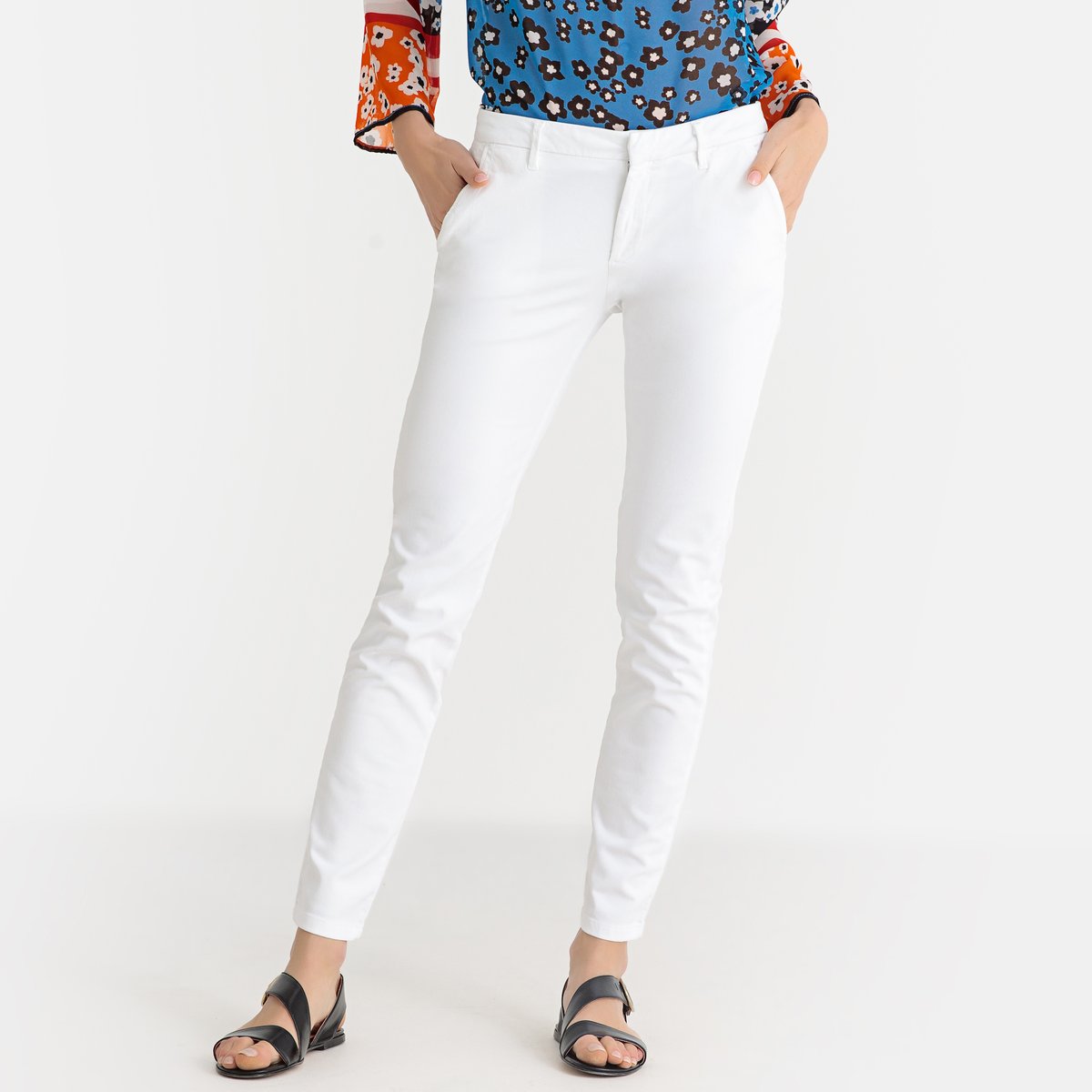 

Брюки-чино La Redoute, Белый, SANDY BASIC 25 (US) - 40/42 (RUS) белый