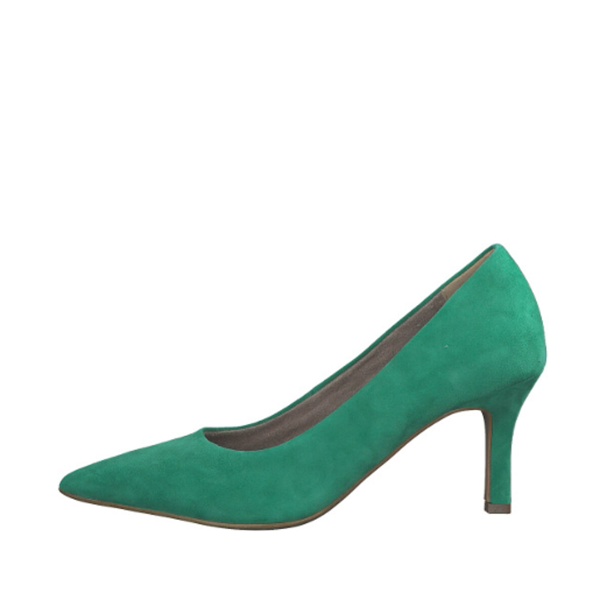 Туфли Кожаные на каблуке 38 зеленый LaRedoute, размер 38 - фото 4