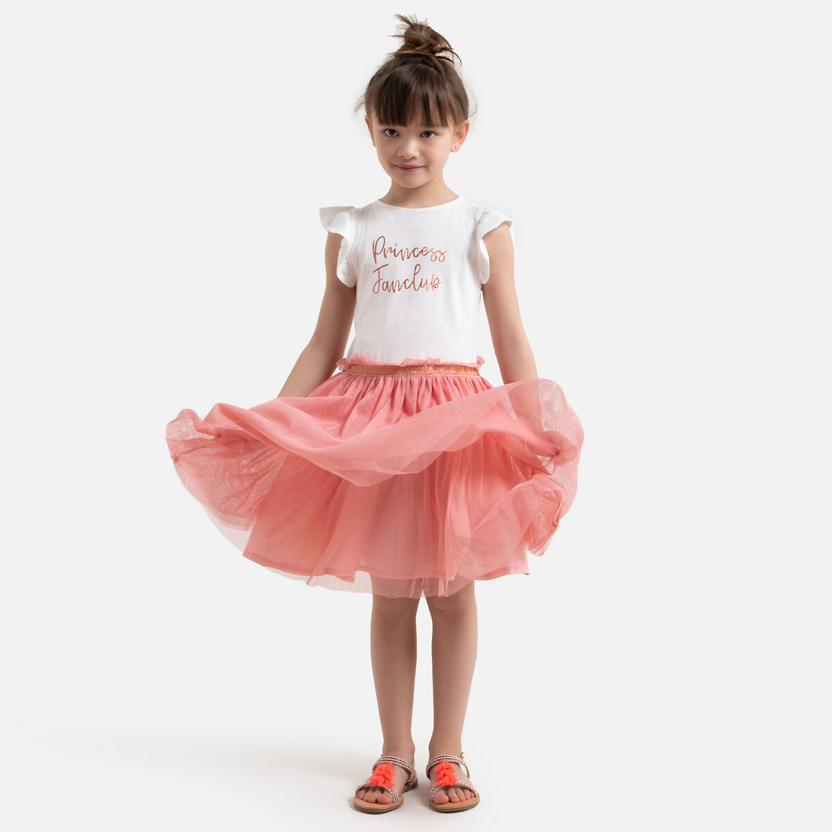 

Платье La Redoute, Розовый, Из двух материалов 3 года - 94 см розовый