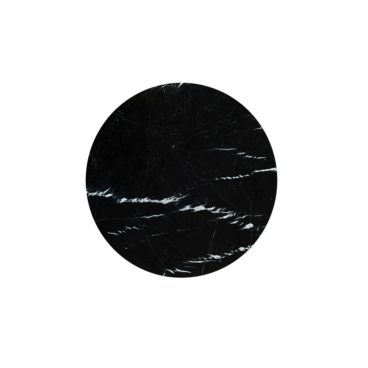 Столешница La Redoute Для стола из мрамора  см Aradan на 2 персоны черный, размер на 2 персоны - фото 1