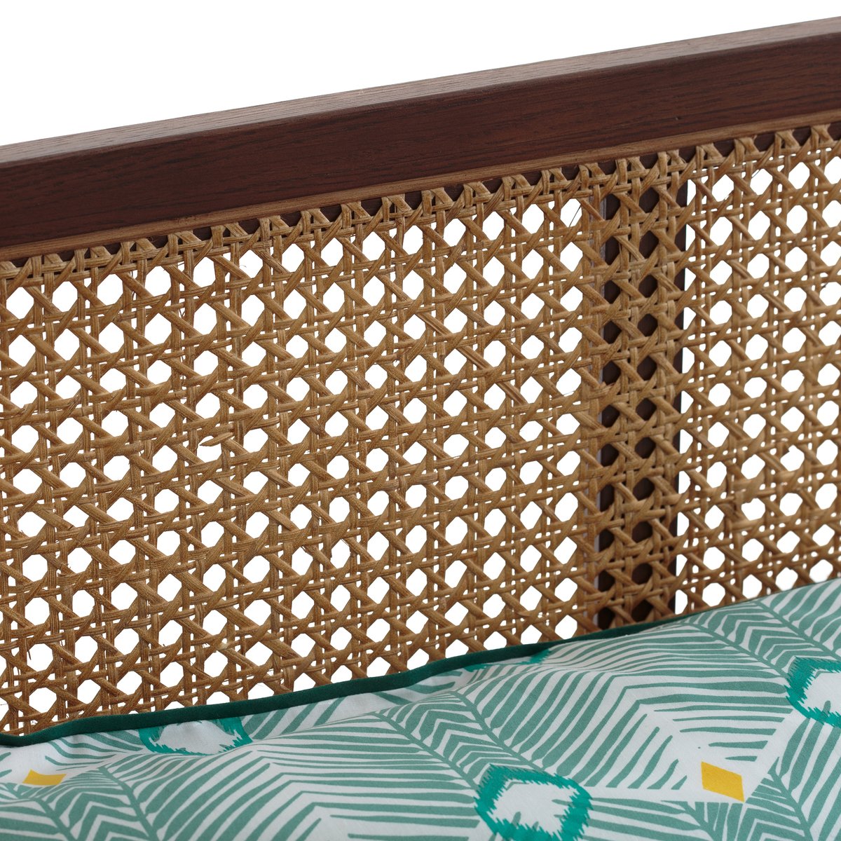 Кровать LaRedoute Винтажная из плетеного ротанга с сеткой NOYA 160 x 200 см каштановый, размер 160 x 200 см - фото 3