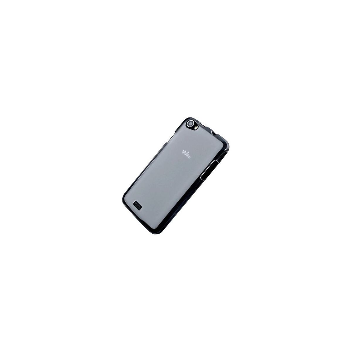 Coque silicone blanc transparent pour Wiko Getaway