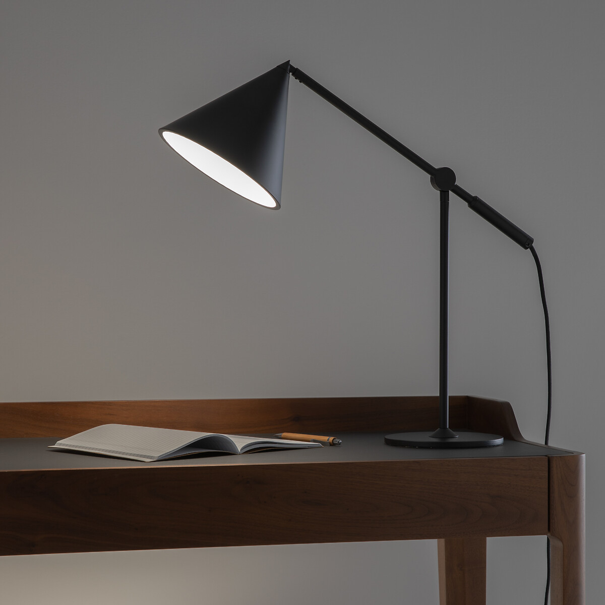Лампа Для письменного стола на шарнире Moke единый размер черный