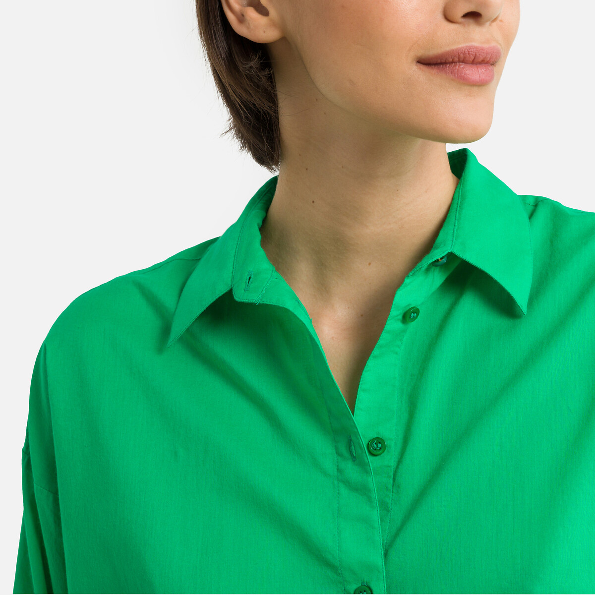 Рубашка С длинными рукавами MENTHE 3(L) зеленый LaRedoute, размер 3(L) Рубашка С длинными рукавами MENTHE 3(L) зеленый - фото 3