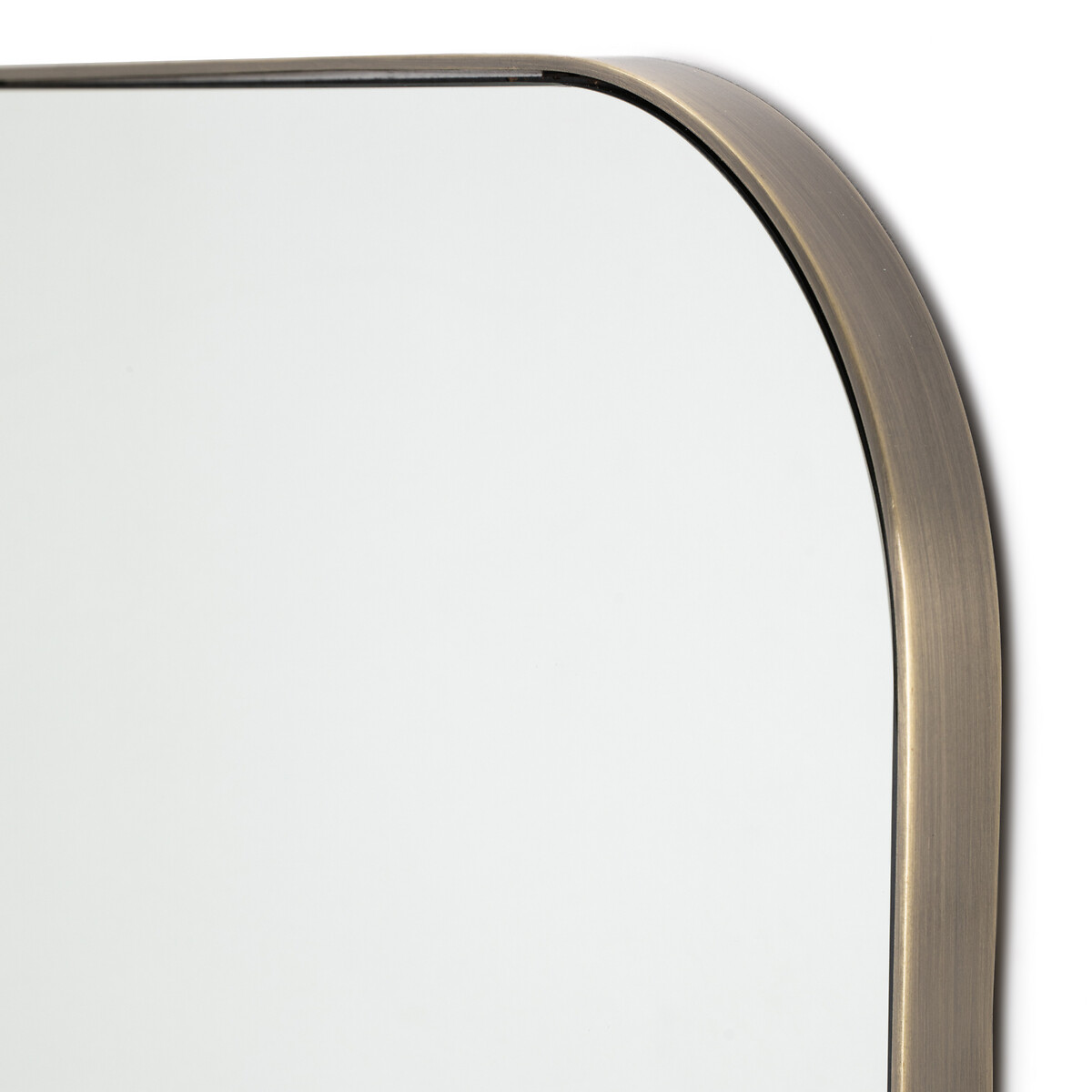 Зеркало LaRedoute С отделкой металлом под состаренную латунь В70 см  Caligone единый размер золотистый - фото 2