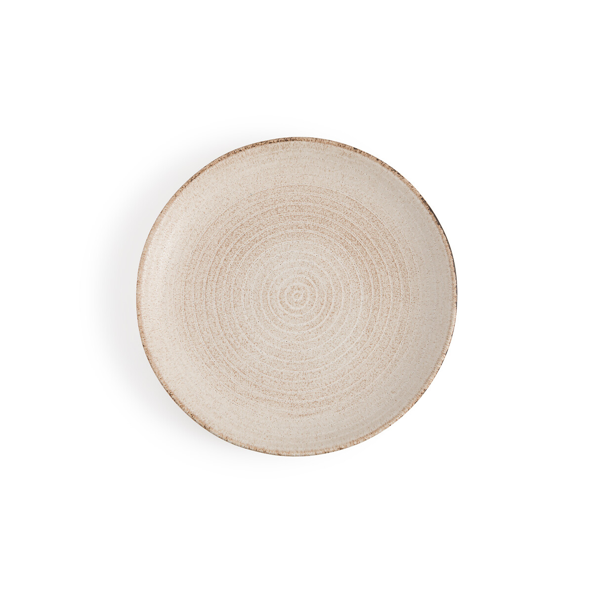 Комплект из четырех тарелок плоских Alvena единый размер бежевый комплект из четырех керамических тарелок dorna единый размер синий