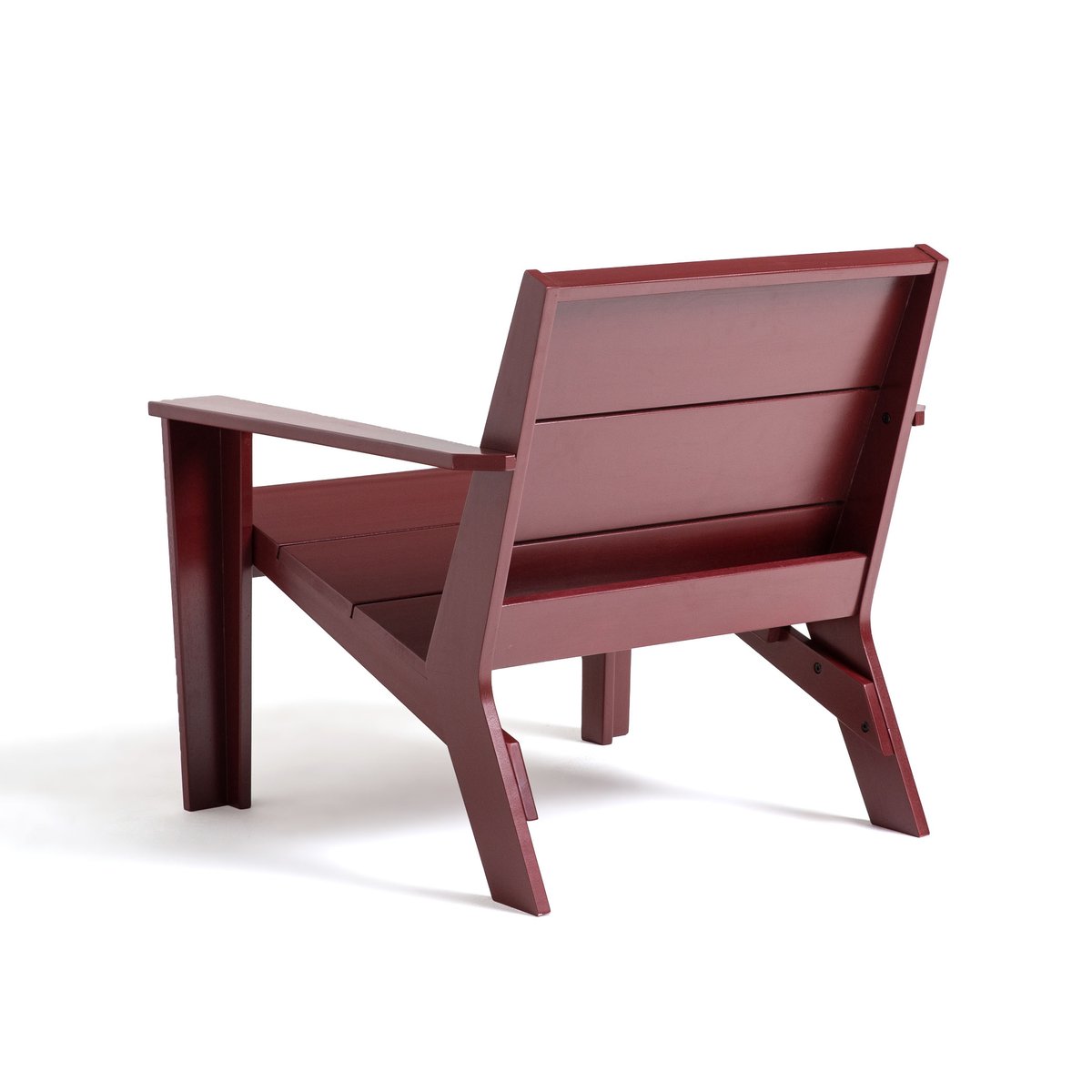 Кресло La Redoute В стиле адирондак из акации с масляным покрытием  Rphir единый размер красный - фото 4