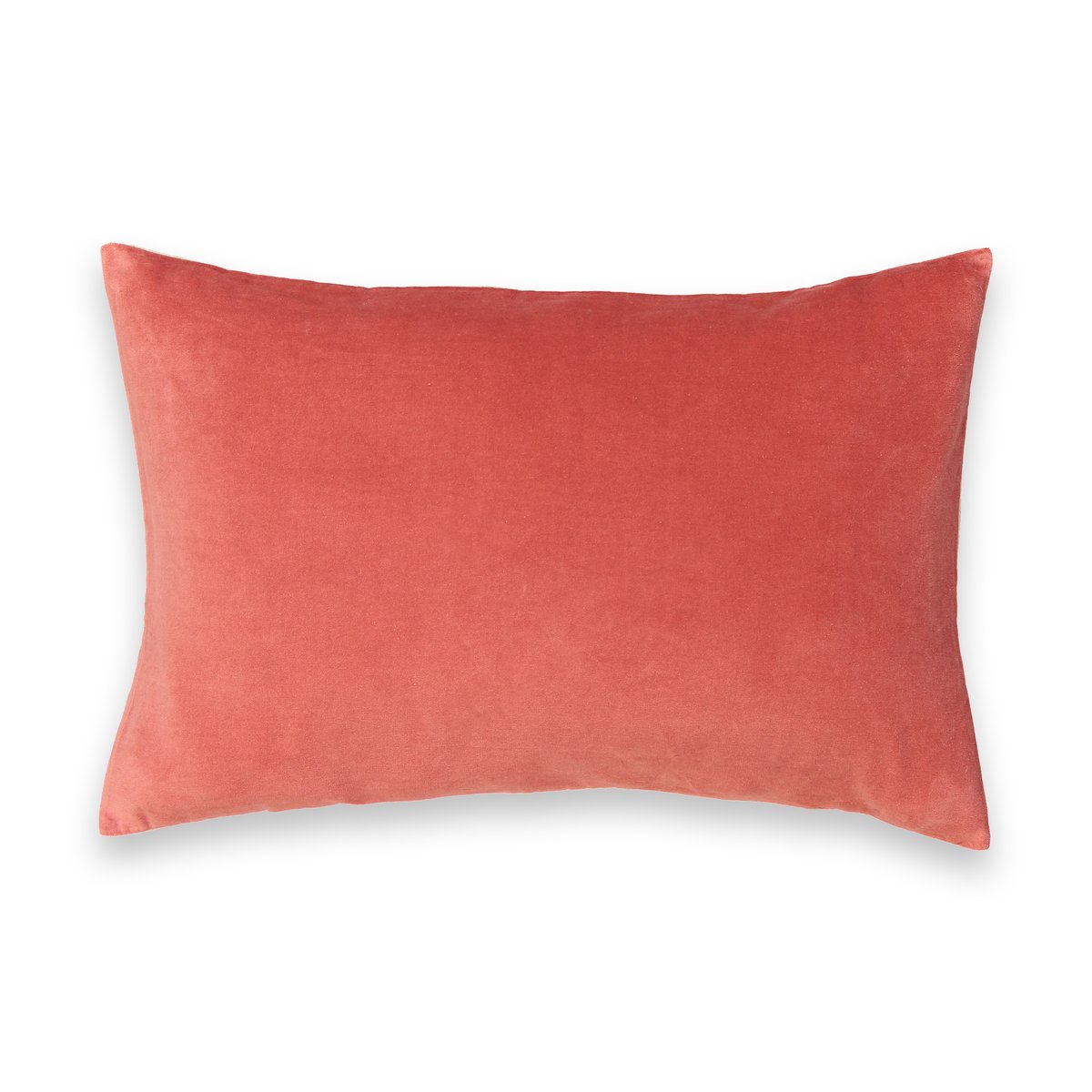Чехол La Redoute На подушку из велюра VELVET 60 x 40 см розовый, размер 60 x 40 см - фото 1