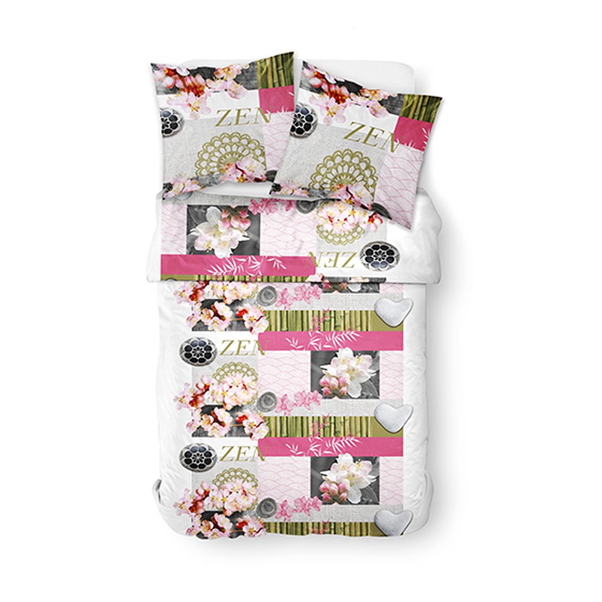 Parure De Couette 100% Polyester 220x240 Sake