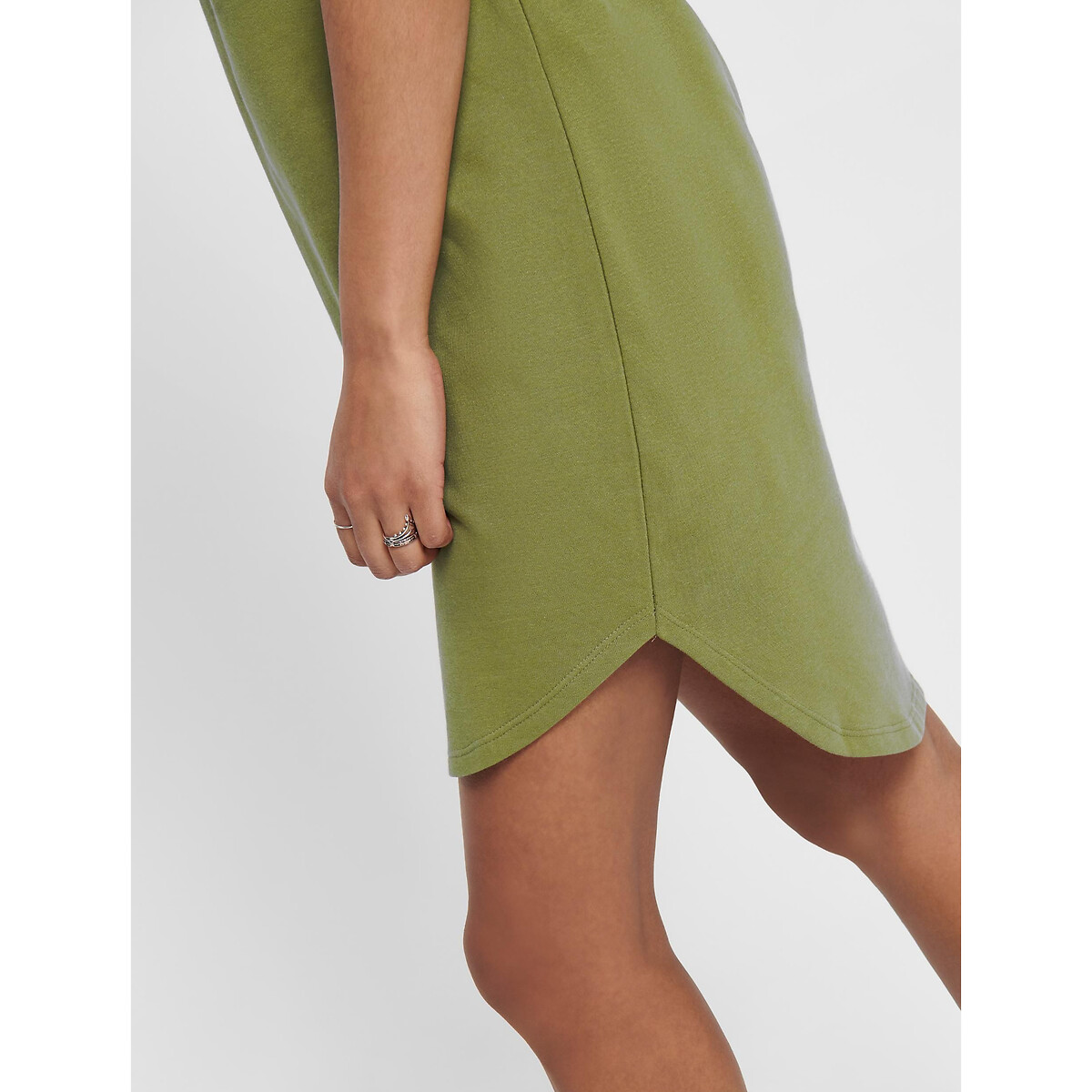 Платье-футболка LaRedoute С короткими рукавами XL зеленый, размер XL - фото 3