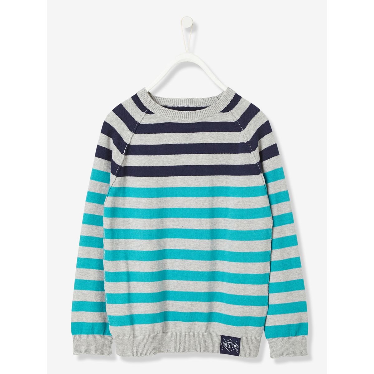 Pull rayé garçon
