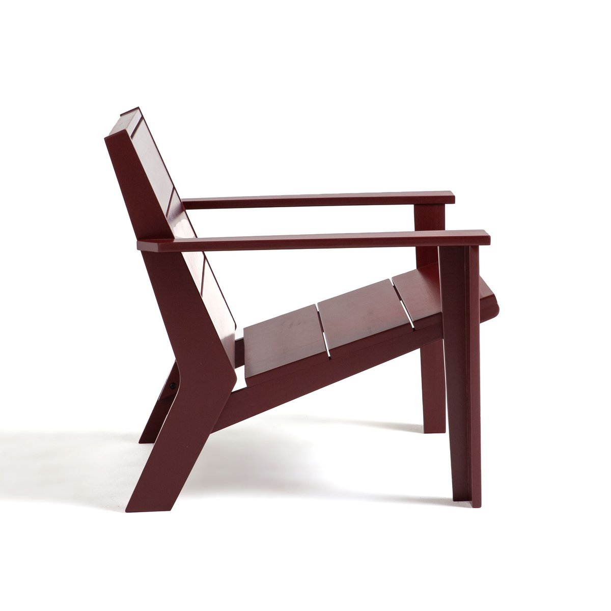 Кресло La Redoute В стиле адирондак из акации с масляным покрытием  Rphir единый размер красный - фото 3