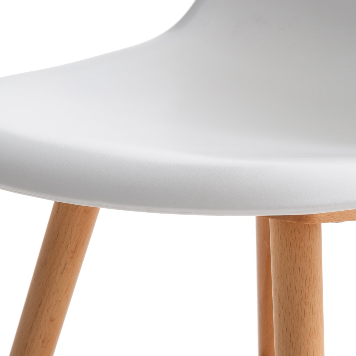 Комплект из  пластиковых стульев La Redoute Jimi единый размер белый - фото 3