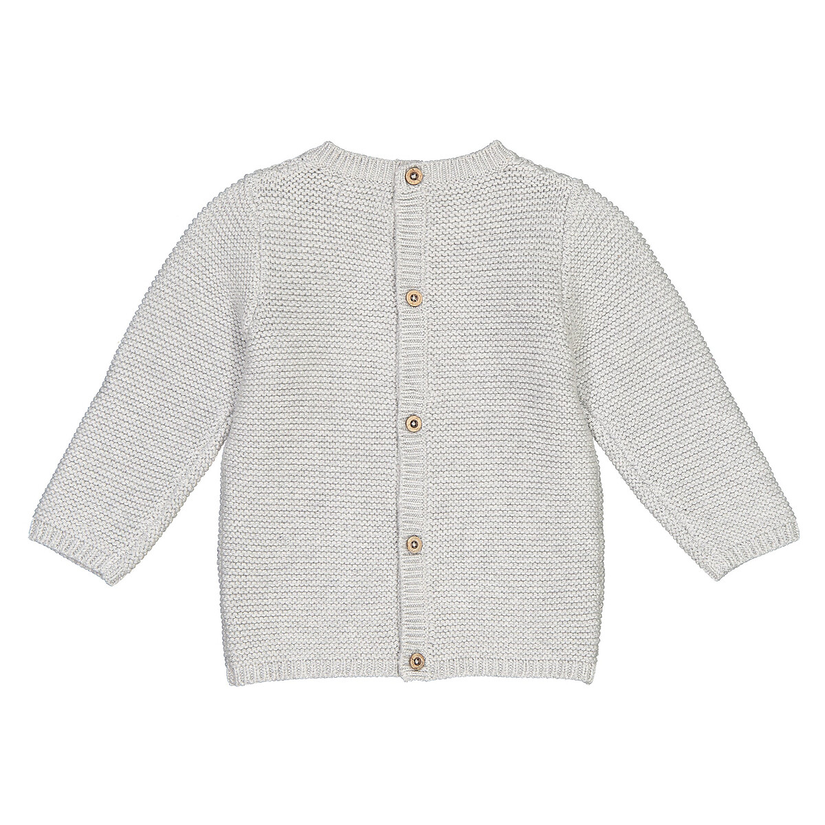 Пуловер La Redoute С круглым вырезом и рисунком облако  мес -  года 3 года - 94 см серый, размер 3 года - 94 см - фото 2