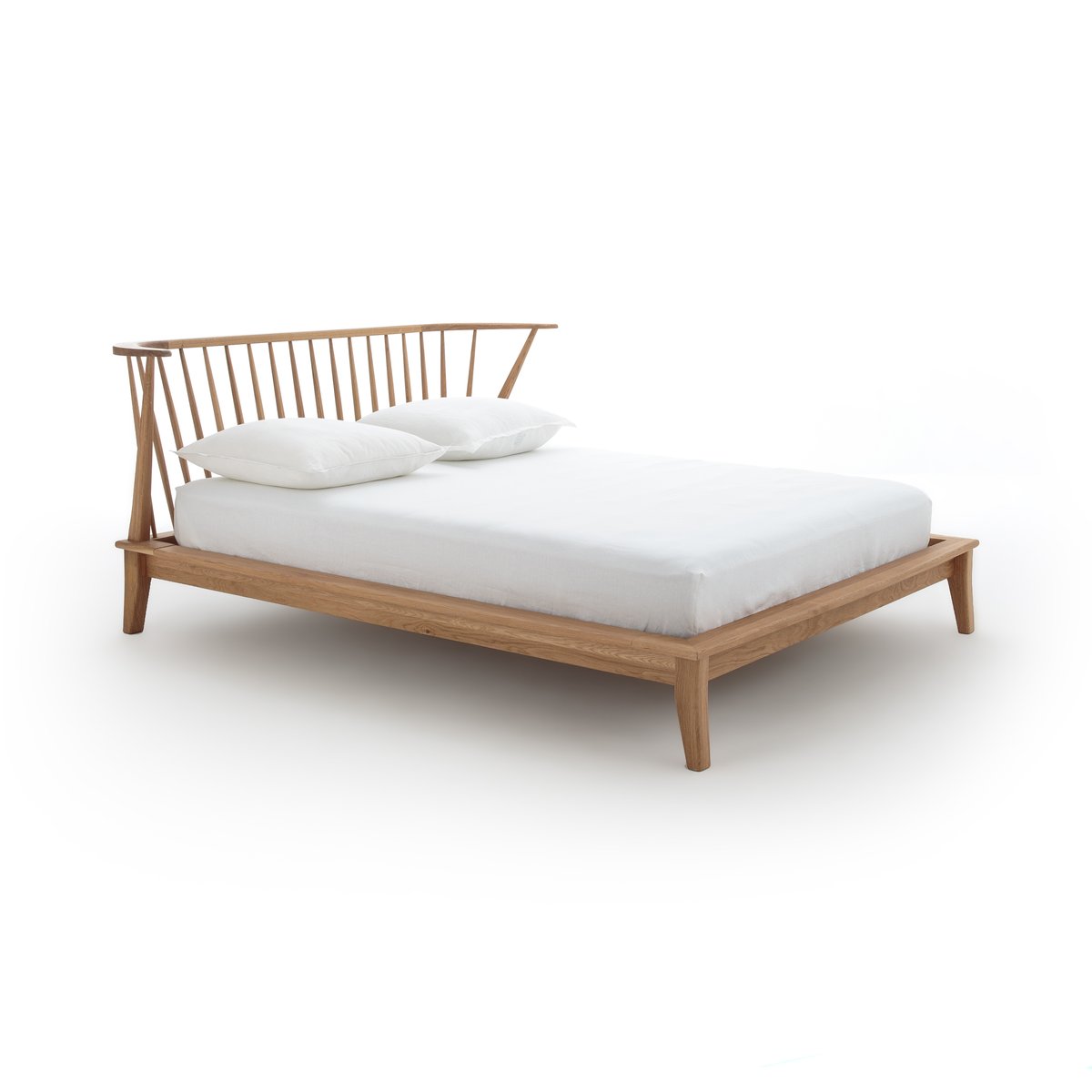 Кровать La Redoute Из массива дуба Windsor 160 x 200 см каштановый, размер 160 x 200 см - фото 4