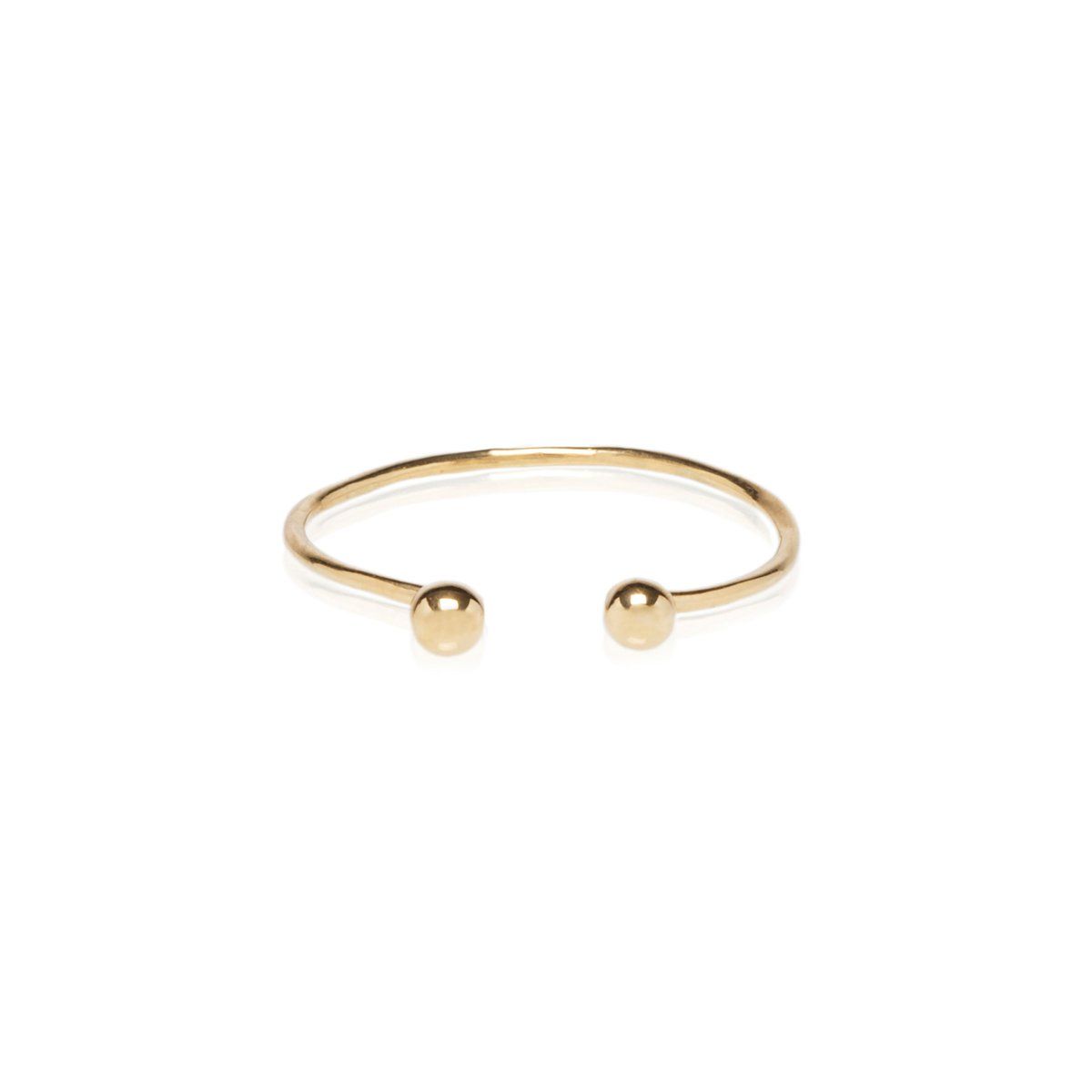 Bague Météore dorée à l'Or fin