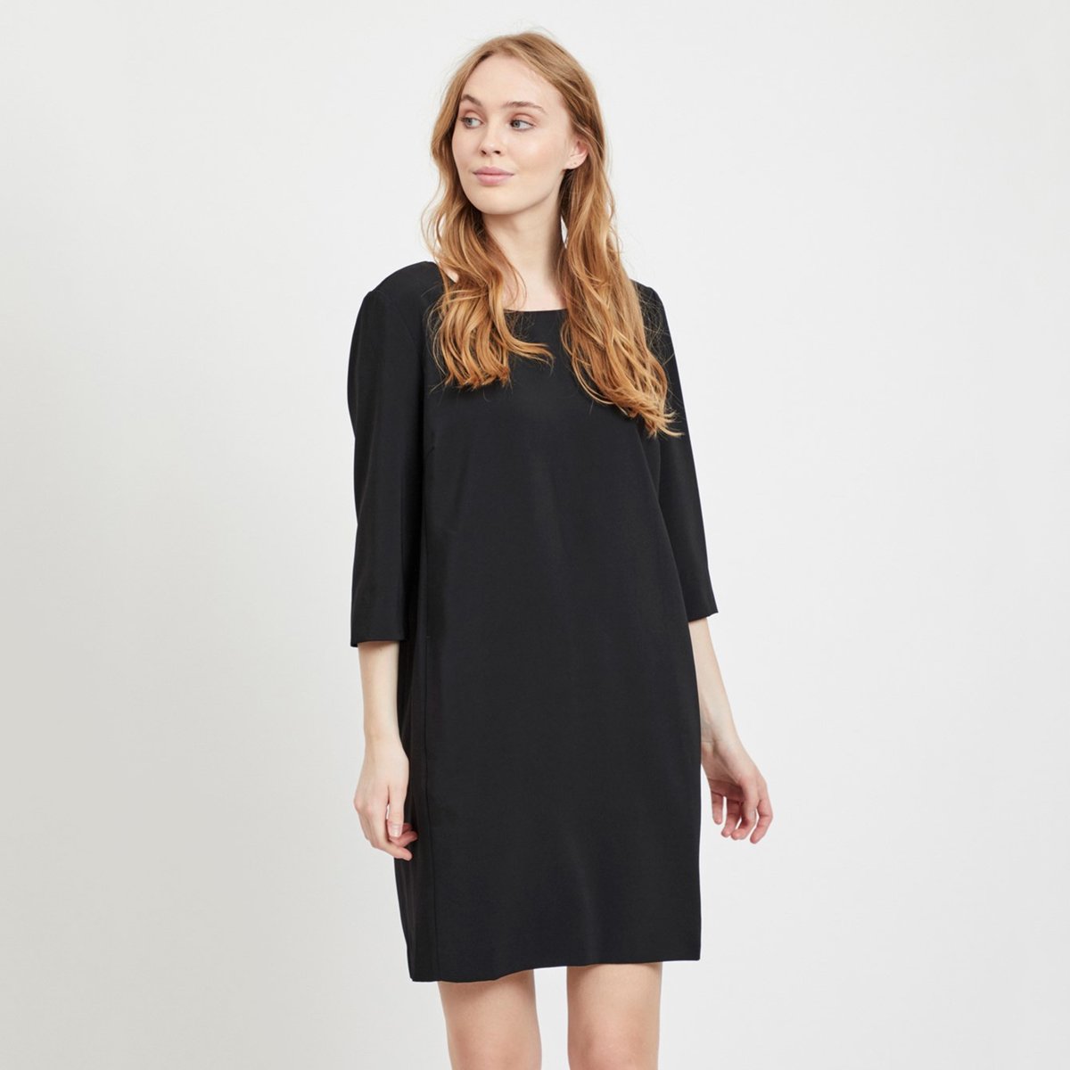 

Платье La Redoute, Черный, Прямое с рукавами 34 (FR) - 40 (RUS) черный