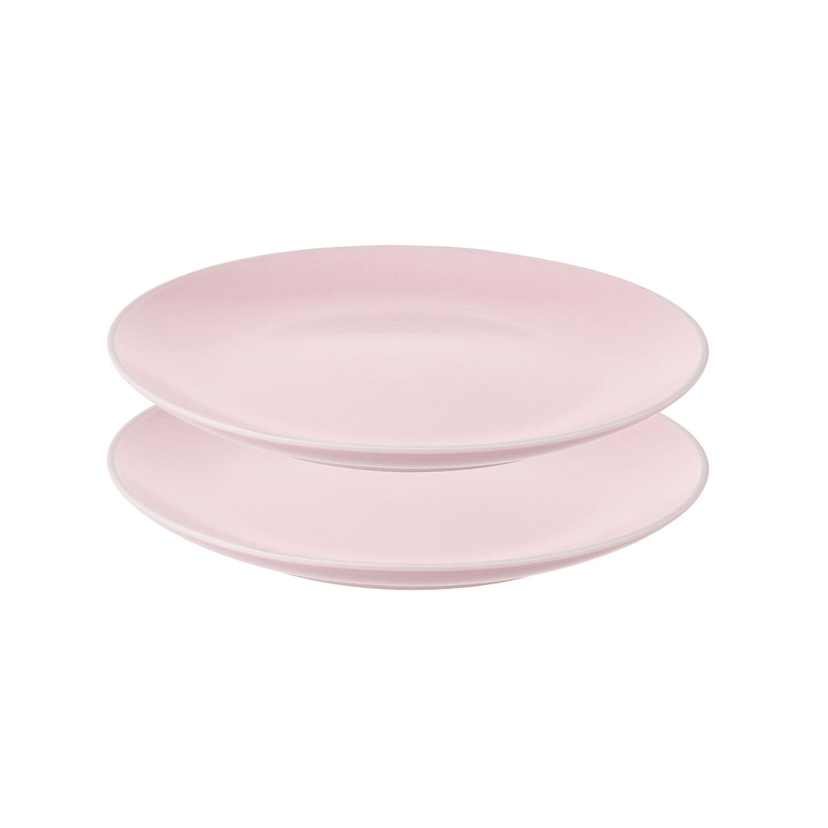 цена Набор тарелок Simplicity 215 см розовые 2 шт единый размер розовый