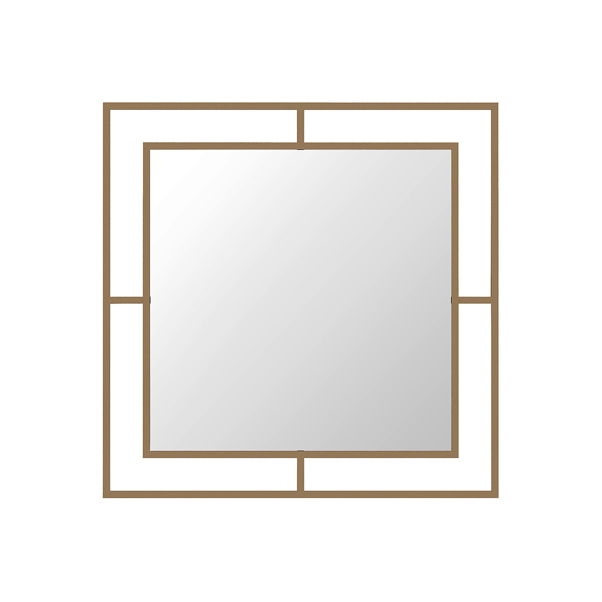 Настенное Зеркало CORNER MIRROR единый размер золотистый LaRedoute - фото 1