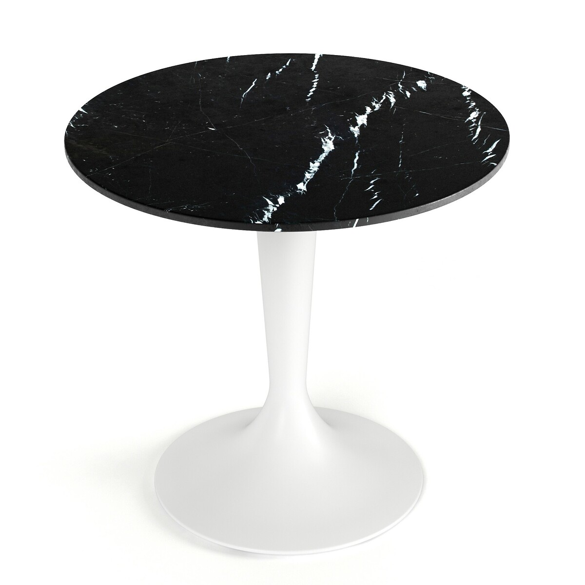 Столешница La Redoute Для стола из мрамора  см Aradan на 2 персоны черный, размер на 2 персоны - фото 2