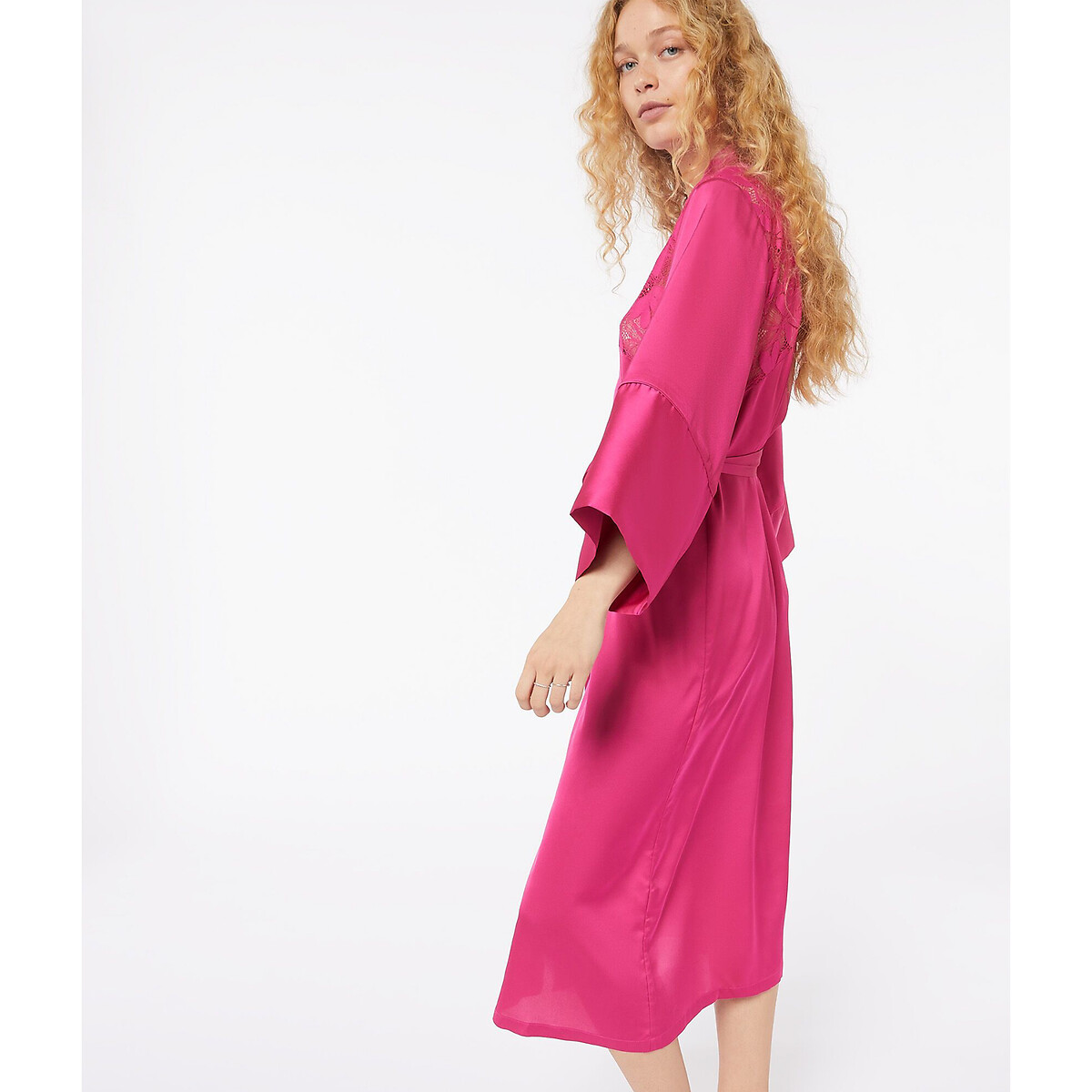 Платье Домашнее длинное Epatante XL розовый LaRedoute, размер XL - фото 2